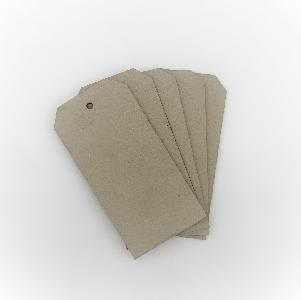 Greyboard Tag - Pack of 5 (60mm x120mm)